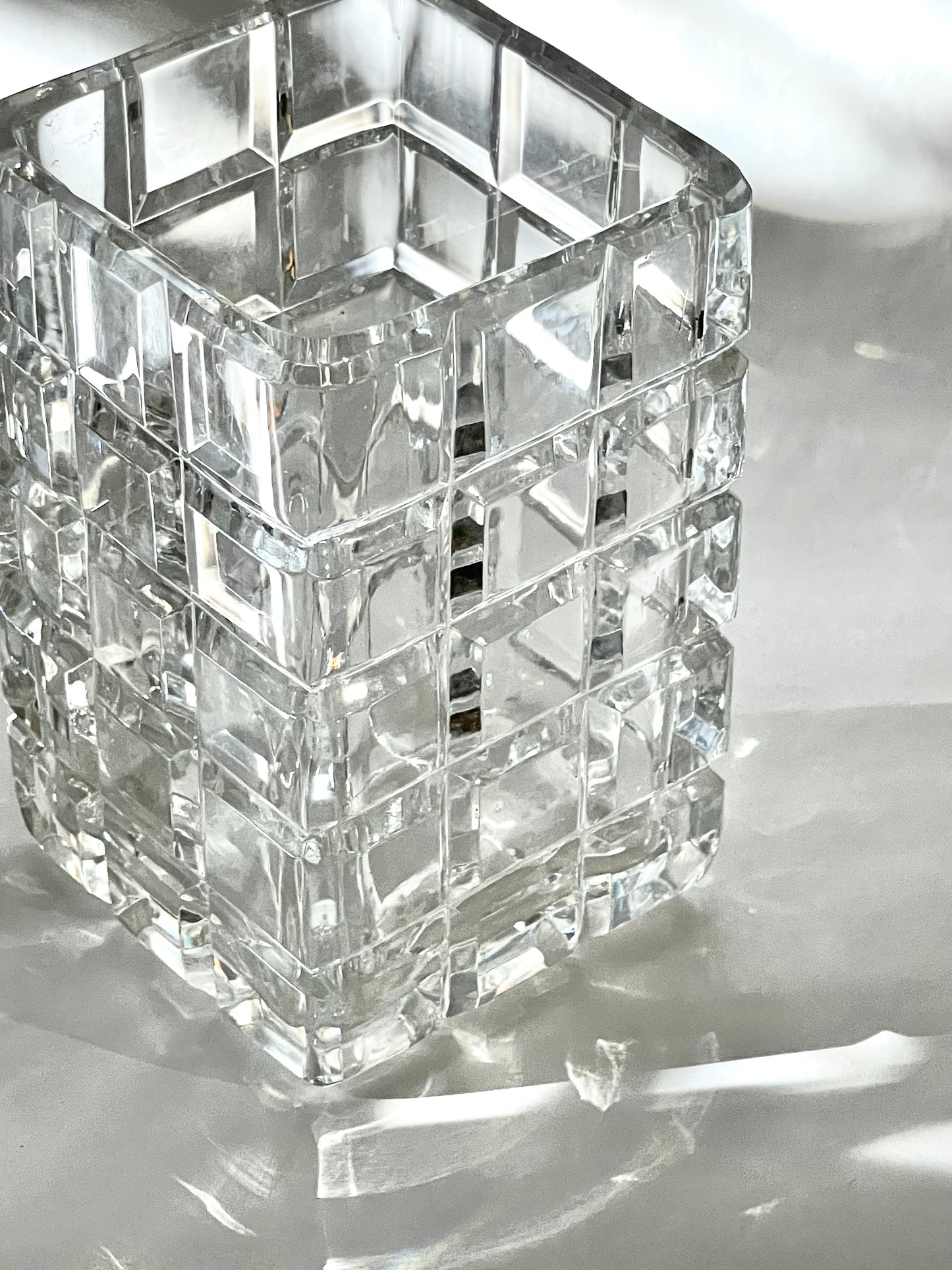 Large Cubed Vase