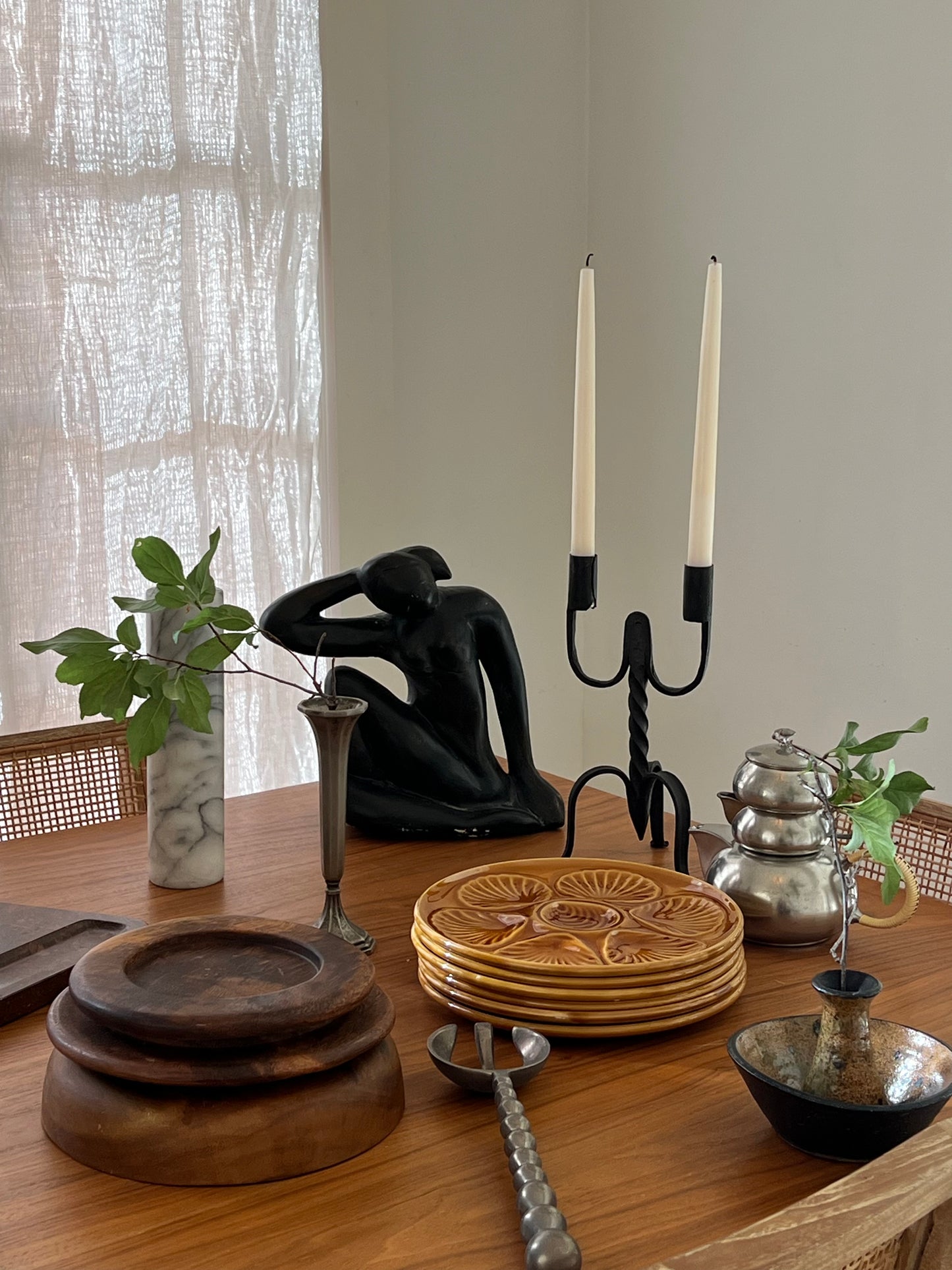 Iron Rod Candle Stick Holder