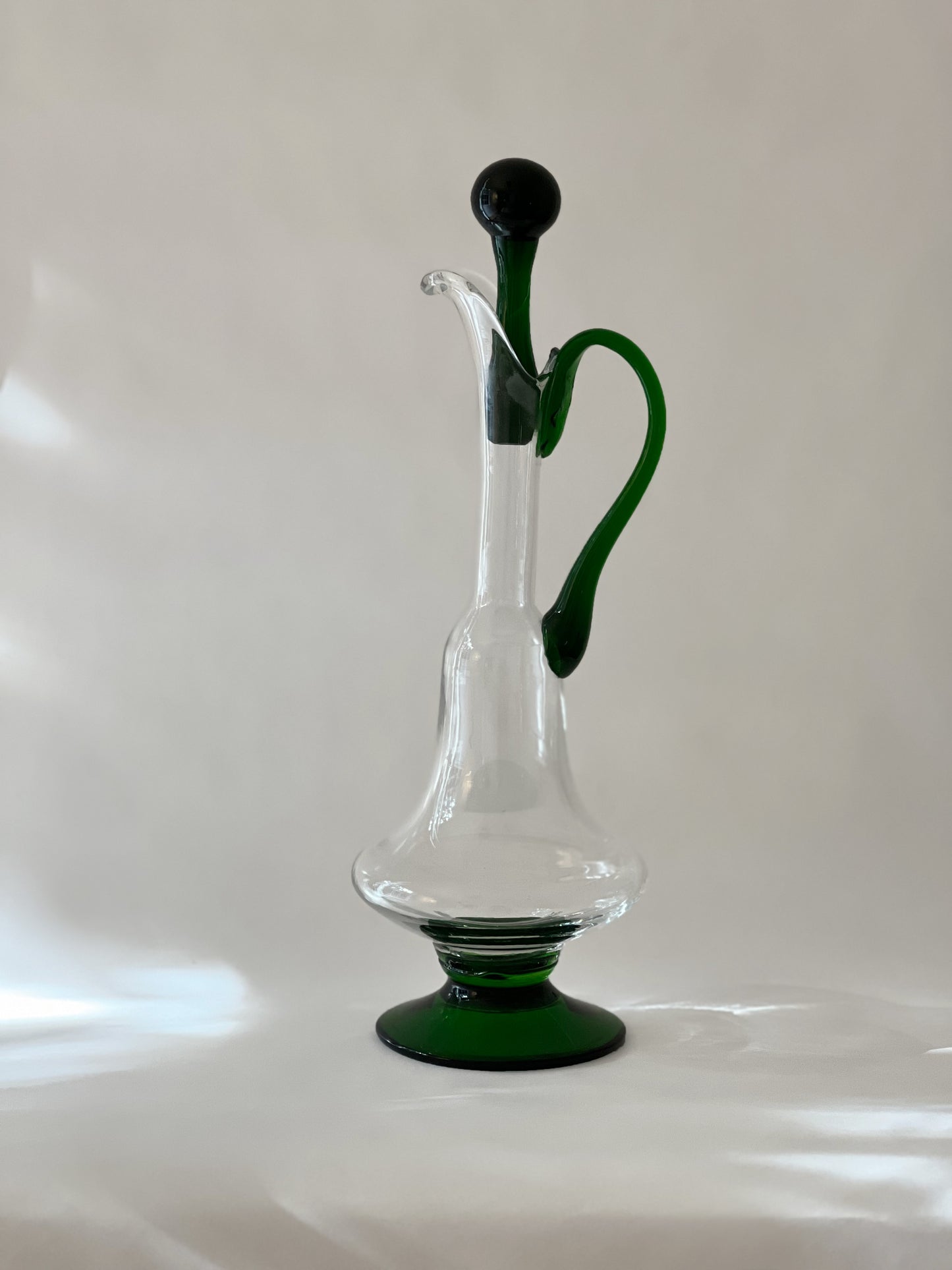 Green Trim Carafe