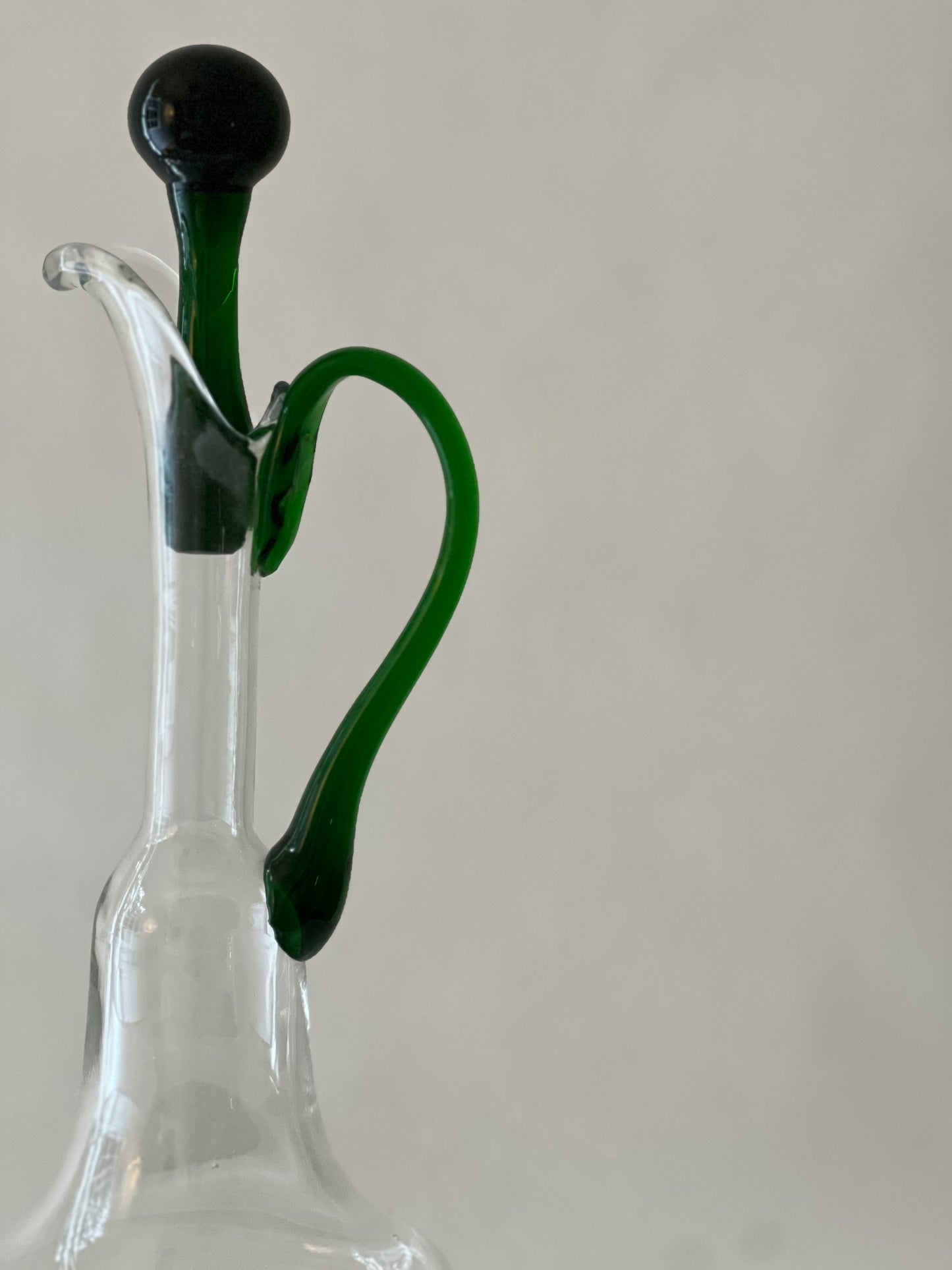 Green Trim Carafe