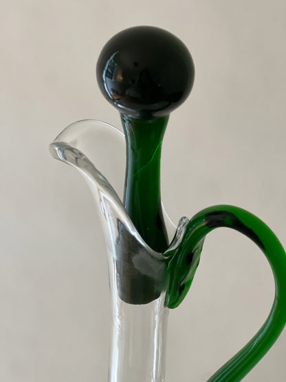 Green Trim Carafe